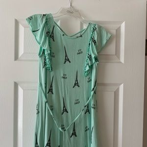 Justice girls Paris dress